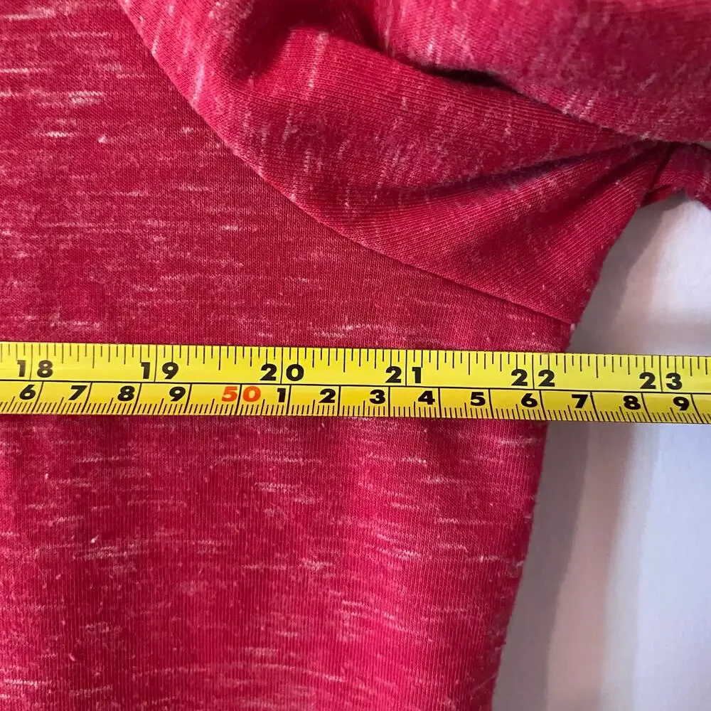 Chico's Pink Asymmetrical 3/4 Sleeve Top Flowy Boho Women's size 3 / Large